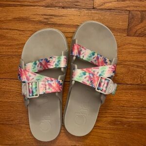 Chacos Chillos Slide - Women’s size 9 - Tie Dye -EUC worn twice